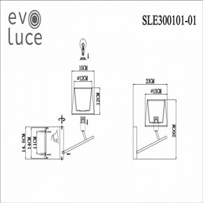Бра EVOLUCE Denice SLE300101-01 в Коротчаево - korotchaevo.mebel24.online | фото 7