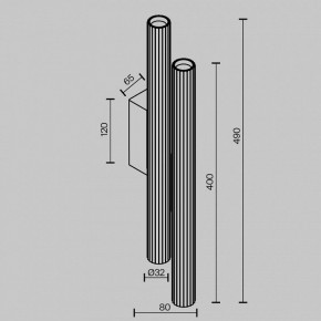 Бра Maytoni Calipso C082WL-24W2.7K-B в Коротчаево - korotchaevo.mebel24.online | фото 5