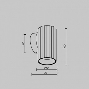 Бра Maytoni Calipso C106WL-01-GU10-B в Коротчаево - korotchaevo.mebel24.online | фото 6