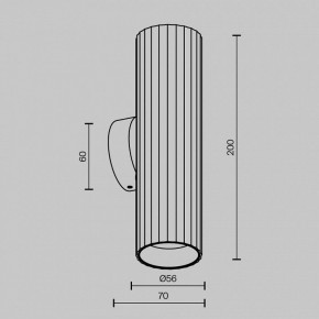 Бра Maytoni Calipso C106WL-02-GU10-W в Коротчаево - korotchaevo.mebel24.online | фото 6