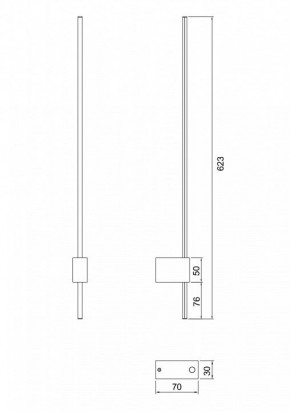 Бра Maytoni Pars C070WL-L6GB3K в Коротчаево - korotchaevo.mebel24.online | фото 3
