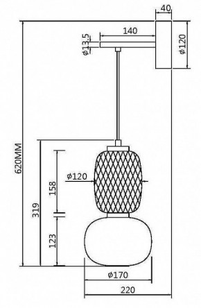 Бра Maytoni Pattern MOD267WL-L18G3K в Коротчаево - korotchaevo.mebel24.online | фото 4