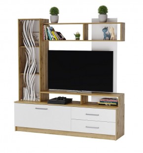ДАРЬЯ Гостиная (Крафт серый/Крафт белый) в Коротчаево - korotchaevo.mebel24.online | фото 4