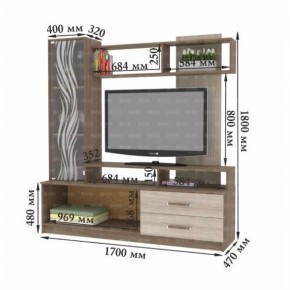 ДАРЬЯ Гостиная (Крафт серый/Крафт белый) в Коротчаево - korotchaevo.mebel24.online | фото 8