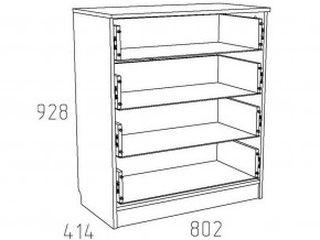 Детская Фанк Комод НМ 013.71-01 М в Коротчаево - korotchaevo.mebel24.online | фото 3