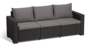 Диван Калифорния 3-х местный (California 3 Sofa), графит в Коротчаево - korotchaevo.mebel24.online | фото 2