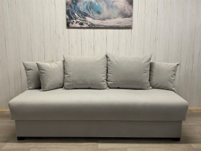Диван Комфорт-1 (НПБ) велюр Luma 13 св.серый в Коротчаево - korotchaevo.mebel24.online | фото
