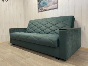 Диван Престиж-15 (НПБ+МДФ) велюр Sensey bottle green в Коротчаево - korotchaevo.mebel24.online | фото 3