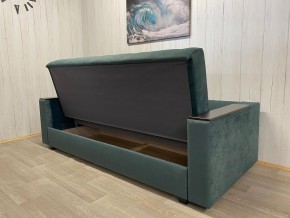 Диван Престиж-15 (НПБ+МДФ) велюр Sensey bottle green в Коротчаево - korotchaevo.mebel24.online | фото 5