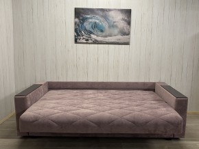 Диван Престиж-15 (НПБ+МДФ) велюр Sensey Elderberry в Коротчаево - korotchaevo.mebel24.online | фото 4