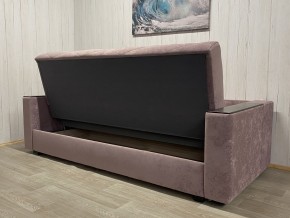 Диван Престиж-15 (НПБ+МДФ) велюр Sensey Elderberry в Коротчаево - korotchaevo.mebel24.online | фото 5