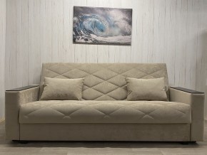 Диван Престиж-15 (НПБ+МДФ) велюр Sensey moonlight в Коротчаево - korotchaevo.mebel24.online | фото 2
