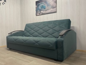 Диван Престиж-16 (НПБ+МДФ) велюр Sensey bottle green в Коротчаево - korotchaevo.mebel24.online | фото 4