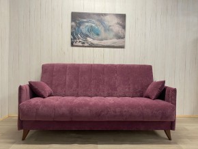 Диван Престиж-3 (НПБ) велюр Sensey grape в Коротчаево - korotchaevo.mebel24.online | фото