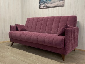 Диван Престиж-3 (НПБ) велюр Sensey grape в Коротчаево - korotchaevo.mebel24.online | фото 2