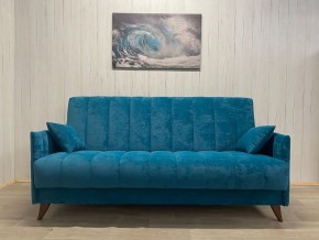 Диван Престиж-3 (НПБ) велюр Sensey izumrud в Коротчаево - korotchaevo.mebel24.online | фото