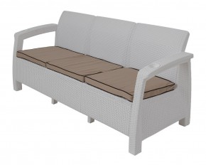Диван Yalta Premium Sofa 3 Set (Ялта) белый (+подушки под спину) в Коротчаево - korotchaevo.mebel24.online | фото