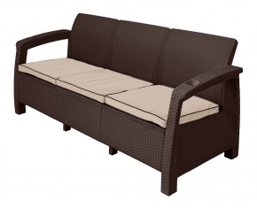 Диван Yalta Sofa 3 Set (Ялта) шоколадный в Коротчаево - korotchaevo.mebel24.online | фото