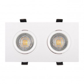 DK3022-WH Встраиваемый светильник, IP 20, 10 Вт, GU5.3, LED, белый, пластик в Коротчаево - korotchaevo.mebel24.online | фото 2