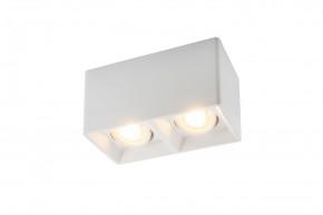 DK3035-WH Светильник накладной IP 20, 10 Вт, GU5.3, LED, белый, пластик в Коротчаево - korotchaevo.mebel24.online | фото 1