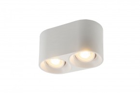 DK3036-WH Светильник накладной IP 20, 10 Вт, GU5.3, LED, белый, пластик в Коротчаево - korotchaevo.mebel24.online | фото 1