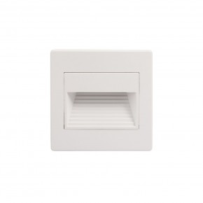 DK3050-WH Светильник встраиваемый в стену, IP 20, LED 3000, 1 Вт, белый, пластик в Коротчаево - korotchaevo.mebel24.online | фото 3