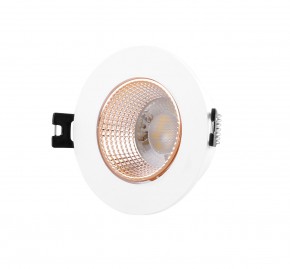 DK3061-WBR Встраиваемый светильник, IP 20, 10 Вт, GU5.3, LED, белый/бронзовый, пластик в Коротчаево - korotchaevo.mebel24.online | фото 1