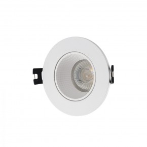 DK3061-WH Встраиваемый светильник, IP 20, 10 Вт, GU5.3, LED, белый/белый, пластик в Коротчаево - korotchaevo.mebel24.online | фото 1