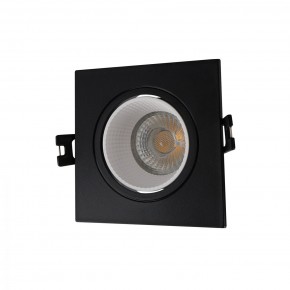 DK3071-BK+WH Встраиваемый светильник, IP 20, 10 Вт, GU5.3, LED, черный/белый, пластик в Коротчаево - korotchaevo.mebel24.online | фото