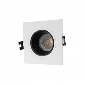 DK3071-WH+BK Встраиваемый светильник, IP 20, 10 Вт, GU5.3, LED, белый/черный, пластик в Коротчаево - korotchaevo.mebel24.online | фото