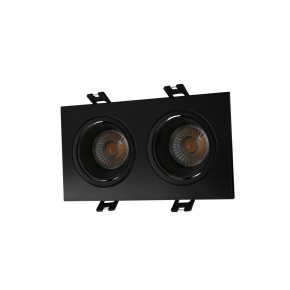 DK3072-BK Встраиваемый светильник, IP 20, 10 Вт, GU5.3, LED, черный/черный, пластик в Коротчаево - korotchaevo.mebel24.online | фото 1