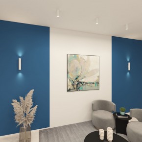 DK5022-WH Настенный светильник, IP20, до 15 Вт, LED, 2xGU10, белый, алюминий в Коротчаево - korotchaevo.mebel24.online | фото 4