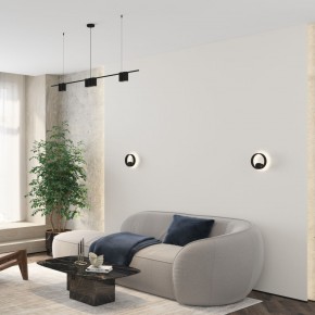 DK5060-BK Бра ORBIT, IP20, 3000К, LED, 10 Вт, черный матовый, алюминий в Коротчаево - korotchaevo.mebel24.online | фото 6