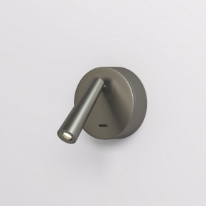 DK5072-DN Бра SHINE WALL со светодиодом, D104*H68, IP20, 3000К, 3W, RA?90, темный никель, алюминий в Коротчаево - korotchaevo.mebel24.online | фото 2