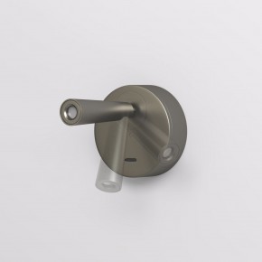 DK5072-DN Бра SHINE WALL со светодиодом, D104*H68, IP20, 3000К, 3W, RA?90, темный никель, алюминий в Коротчаево - korotchaevo.mebel24.online | фото 3