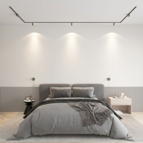 DK5072-DN Бра SHINE WALL со светодиодом, D104*H68, IP20, 3000К, 3W, RA?90, темный никель, алюминий в Коротчаево - korotchaevo.mebel24.online | фото 4