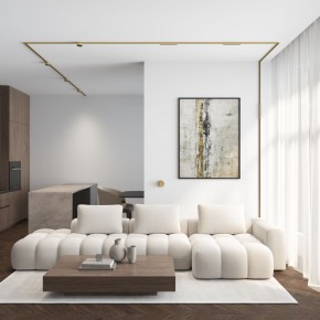 DK5072-SB Бра SHINE WALL со светодиодом, D104*H68, IP20, 3000К, 3W, RA?90, сатинированная латунь, алюминий в Коротчаево - korotchaevo.mebel24.online | фото 6