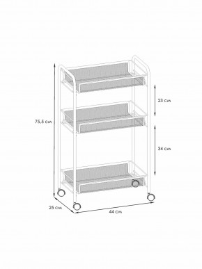 Э 322 Ч Этажерка "Ладья 2К" Черный в Коротчаево - korotchaevo.mebel24.online | фото