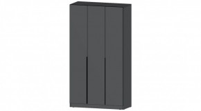 ЭЛЕГАНТ Шкаф 3х створчатый (графит) в Коротчаево - korotchaevo.mebel24.online | фото