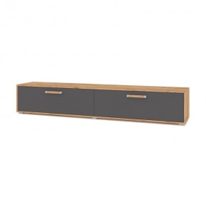 ФЛОРИДА Ф32 Тумба ТВ (дуб золотой/графит) в Коротчаево - korotchaevo.mebel24.online | фото