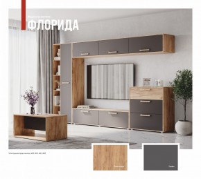 ФЛОРИДА Гостиная (модульная) дуб золотой/графит в Коротчаево - korotchaevo.mebel24.online | фото