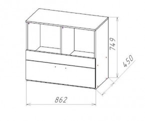 ГЕОМЕТРИЯ ГМТ.08 комод в Коротчаево - korotchaevo.mebel24.online | фото 2