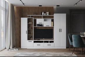 Гостиная Оскар-5 Белый в Коротчаево - korotchaevo.mebel24.online | фото