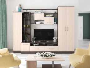 Гостиная Оскар-5 венге/дуб молочный в Коротчаево - korotchaevo.mebel24.online | фото 1