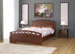 ГРАЦИЯ-1 Кровать из массива 1600  в Коротчаево - korotchaevo.mebel24.online | фото 2