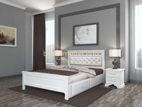 ГРАЦИЯ Кровать из массива 1600 с 2-мя ящиками  в Коротчаево - korotchaevo.mebel24.online | фото