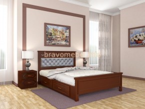 ГРАЦИЯ Кровать из массива 1600 с 2-мя ящиками  в Коротчаево - korotchaevo.mebel24.online | фото 2