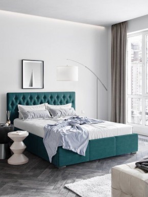 Интерьерная Кровать Октавия Бирюзовый 1400x2000 в Коротчаево - korotchaevo.mebel24.online | фото 1