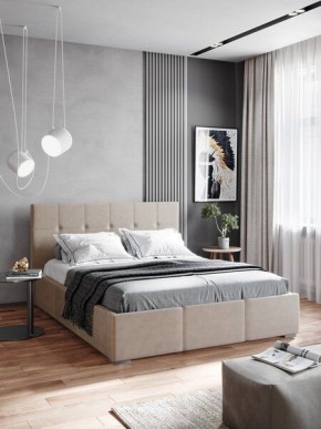 Интерьерная Кровать Рио 1.6 Ортопед на опорах Бежевый в Коротчаево - korotchaevo.mebel24.online | фото