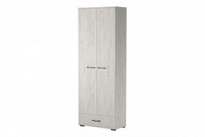 ИТАЛИЯ ШК1Я-800 Шкаф 2дв, 1ящ (дуб крафт белый) в Коротчаево - korotchaevo.mebel24.online | фото
